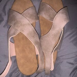 Elegant Beige Women's Sandals